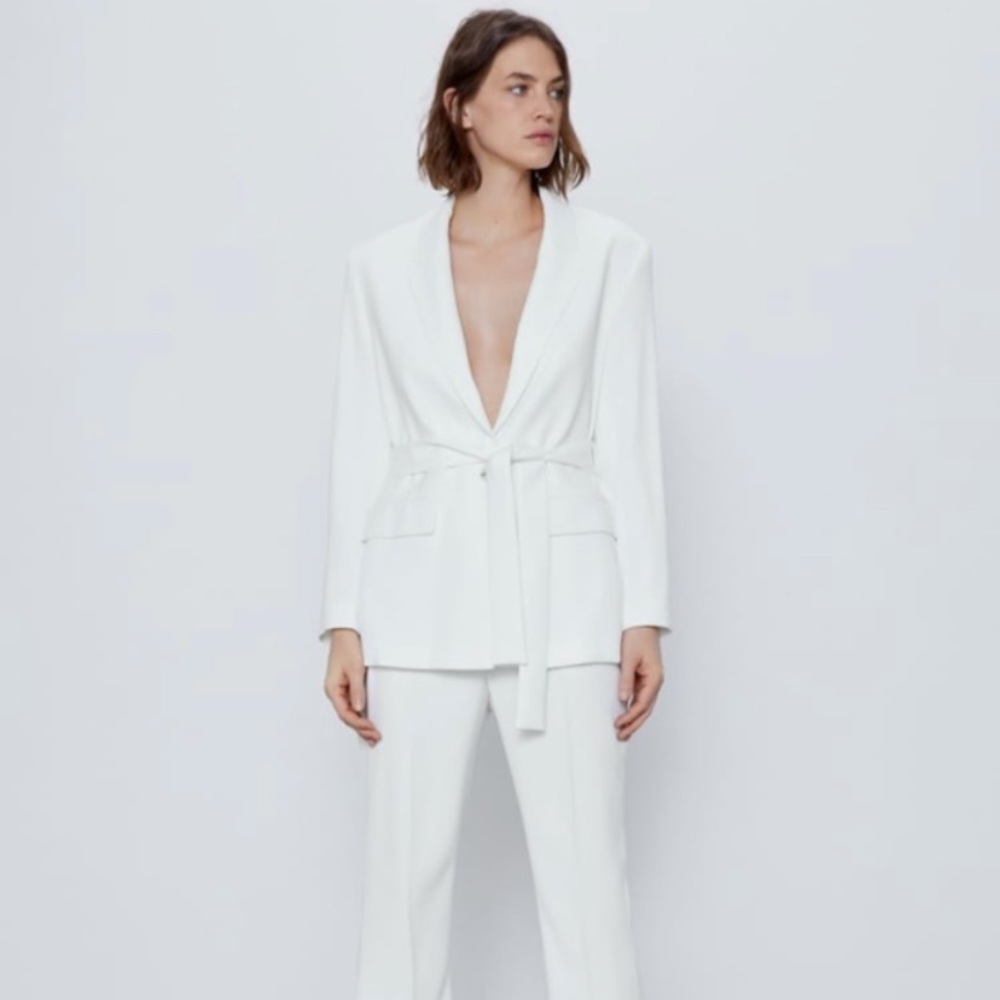 Zara Belted Blazer